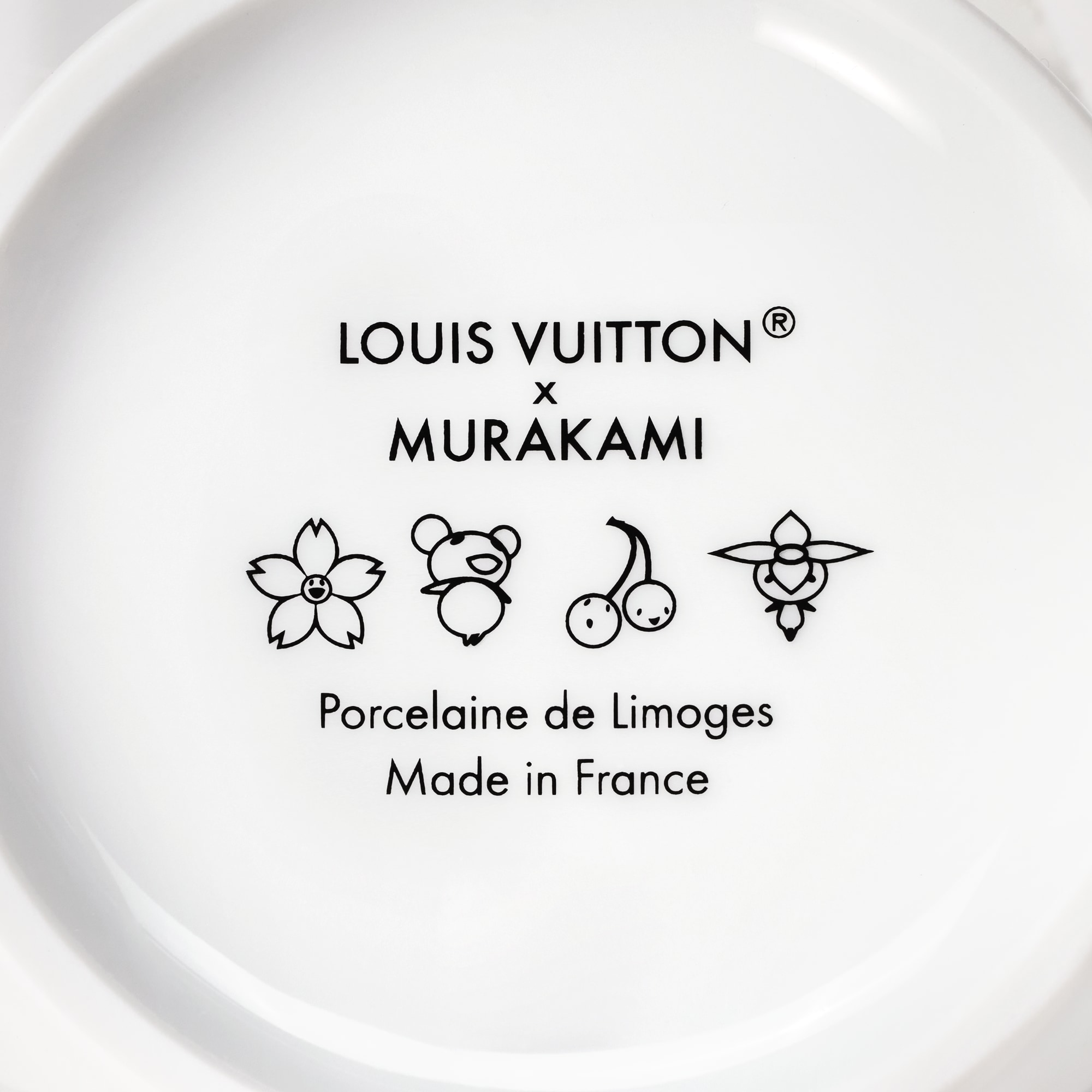 LV × TM Set of 2 Teacups and Saucers Monogram Cerises｜ルイ